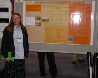 Christelle's poster at the AGU Fall Meeting 2001